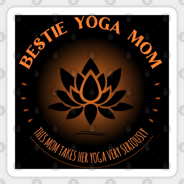 Bestie Yoga Mom, Spirituality Sticker by FlyingWhale369